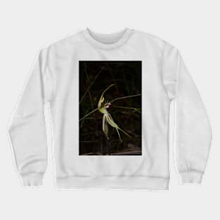 Green Comb Flower Crewneck Sweatshirt